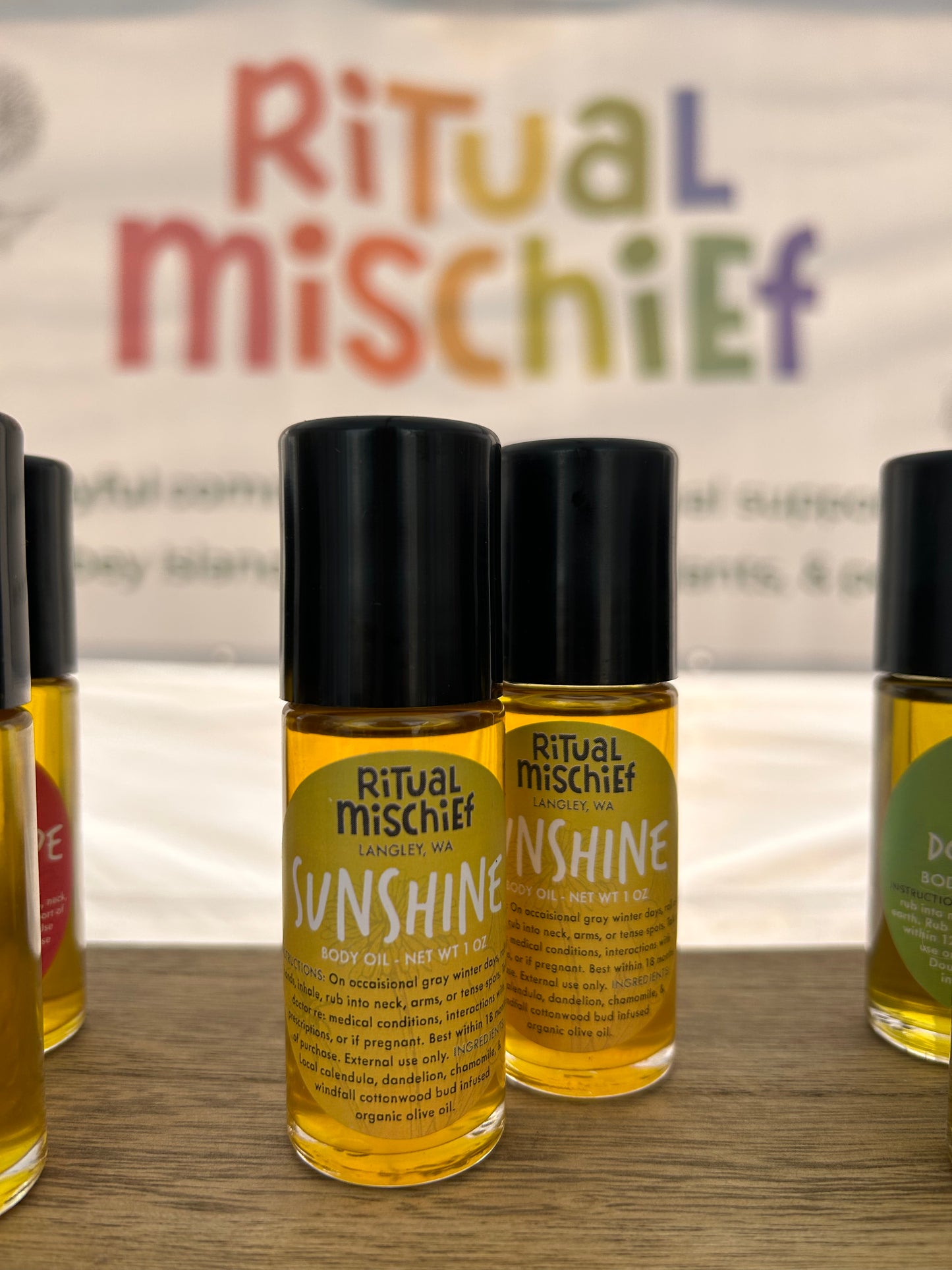 Sunshine body oil