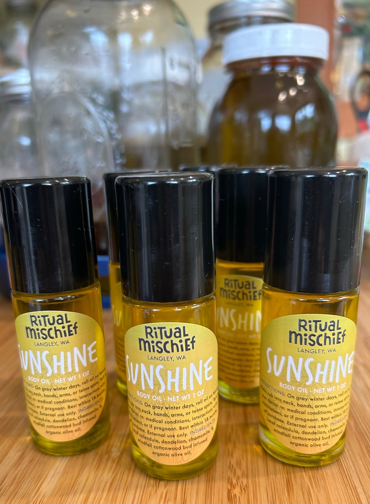 Sunshine body oil