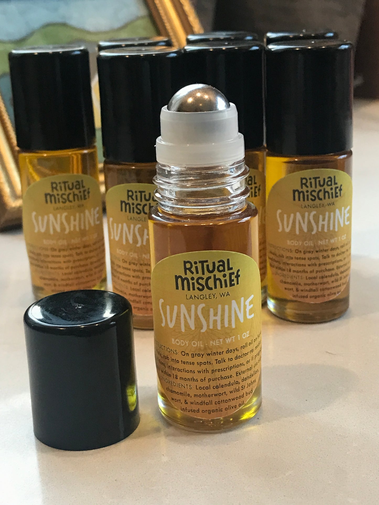 Sunshine body oil