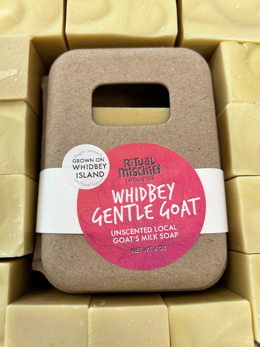 Whidbey Gentle Goat unscented goat's milk soap