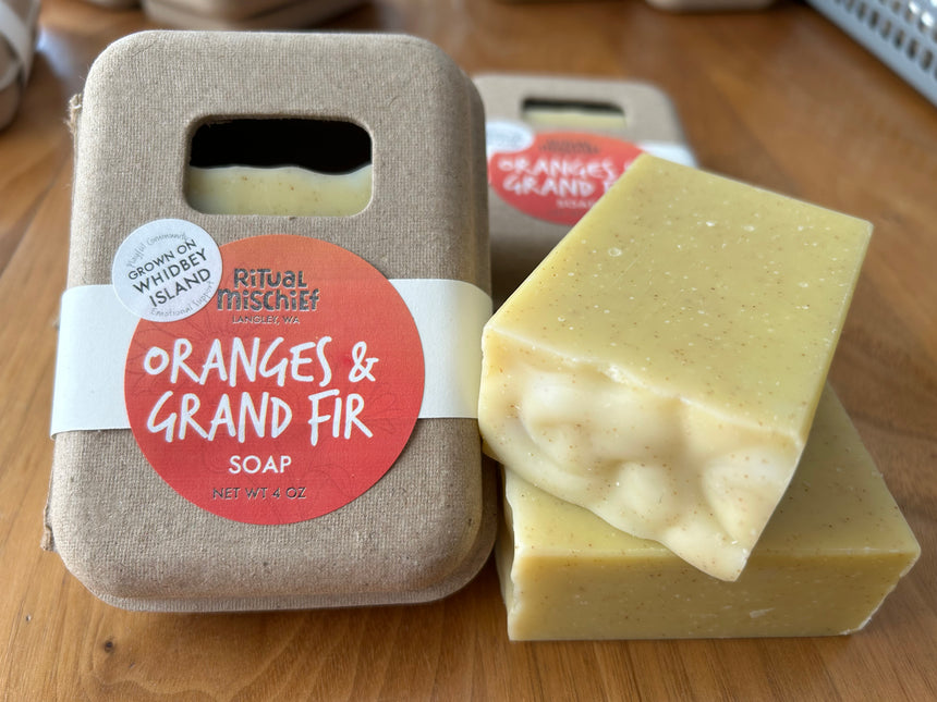 Oranges & Grand Fir soap