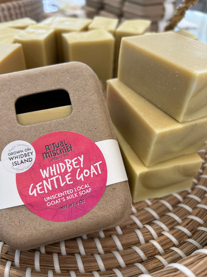 Whidbey Gentle Goat unscented goat's milk soap