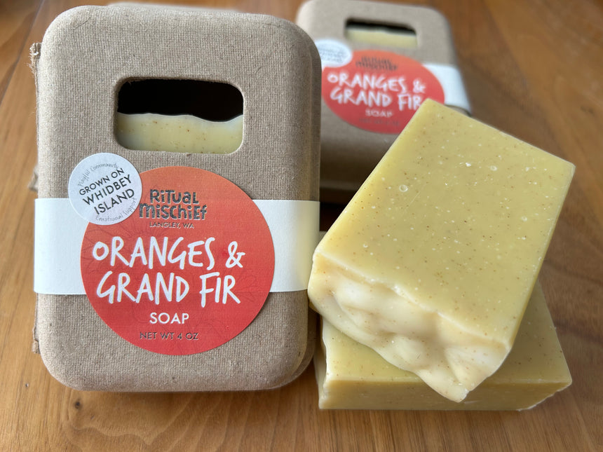 Oranges & Grand Fir soap