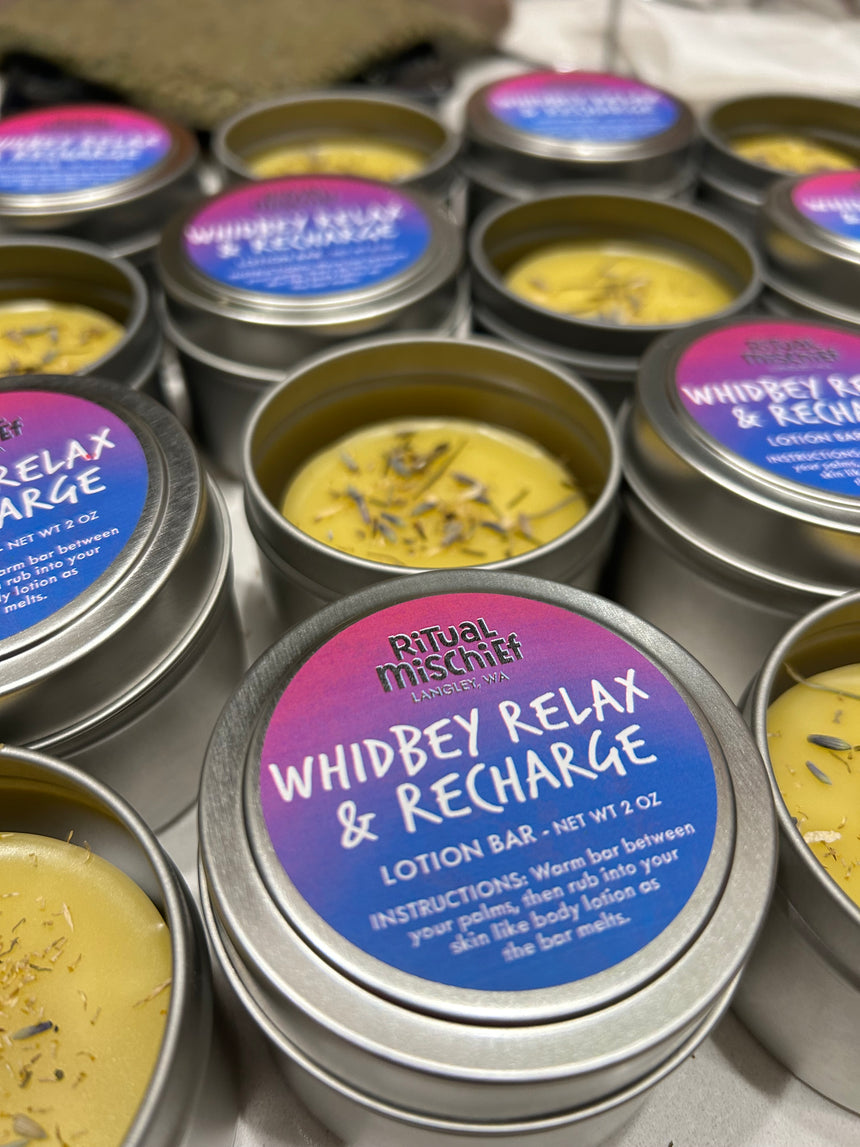 Whidbey Relax & Recharge lotion bar