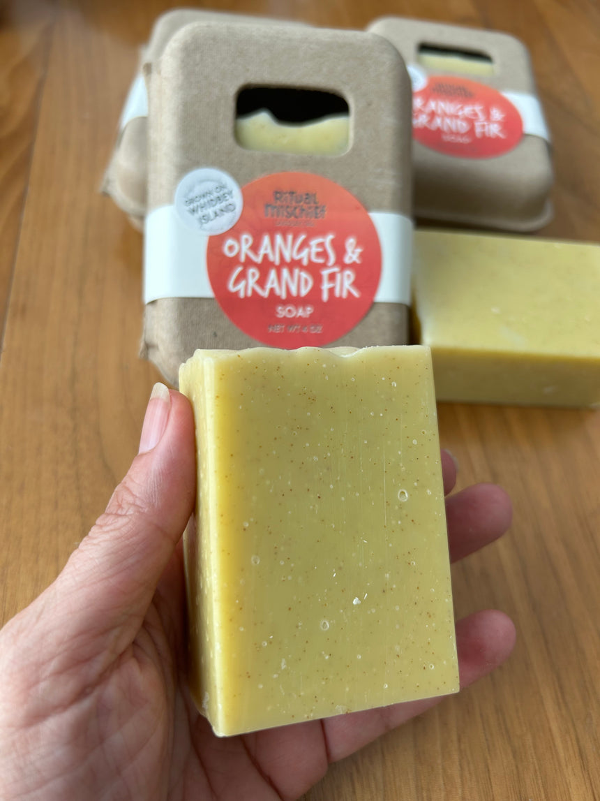 Oranges & Grand Fir soap
