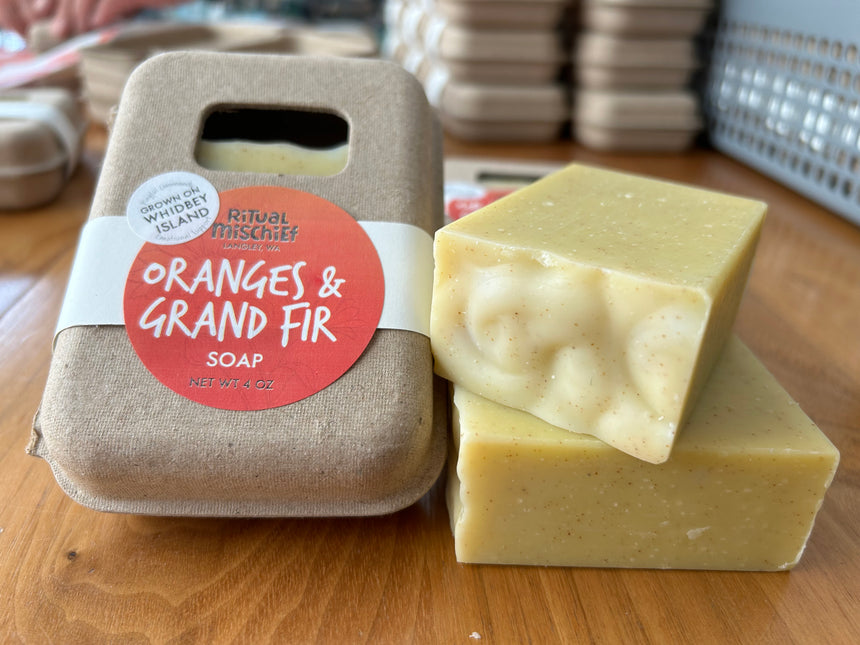 Oranges & Grand Fir soap