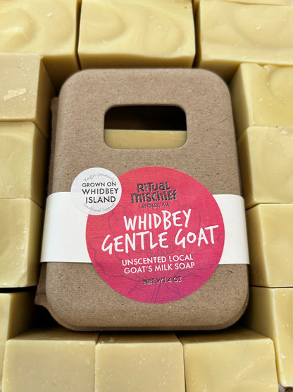 Whidbey Gentle Goat unscented goat's milk soap