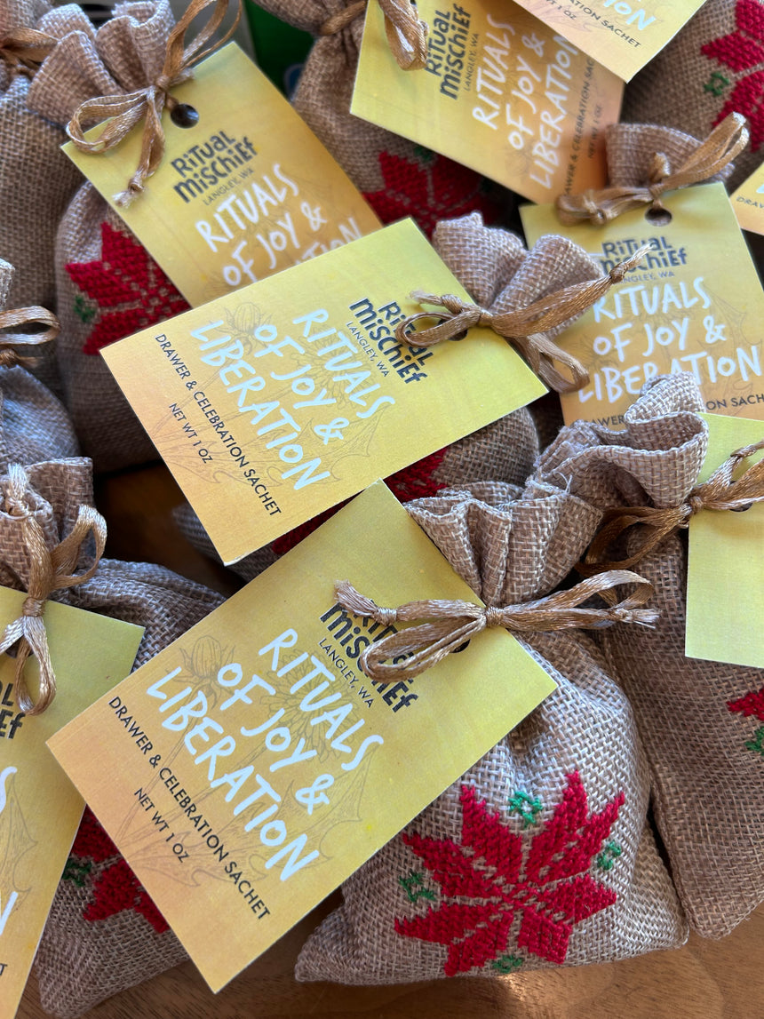Rituals of Joy & Liberation celebration and drawer sachets