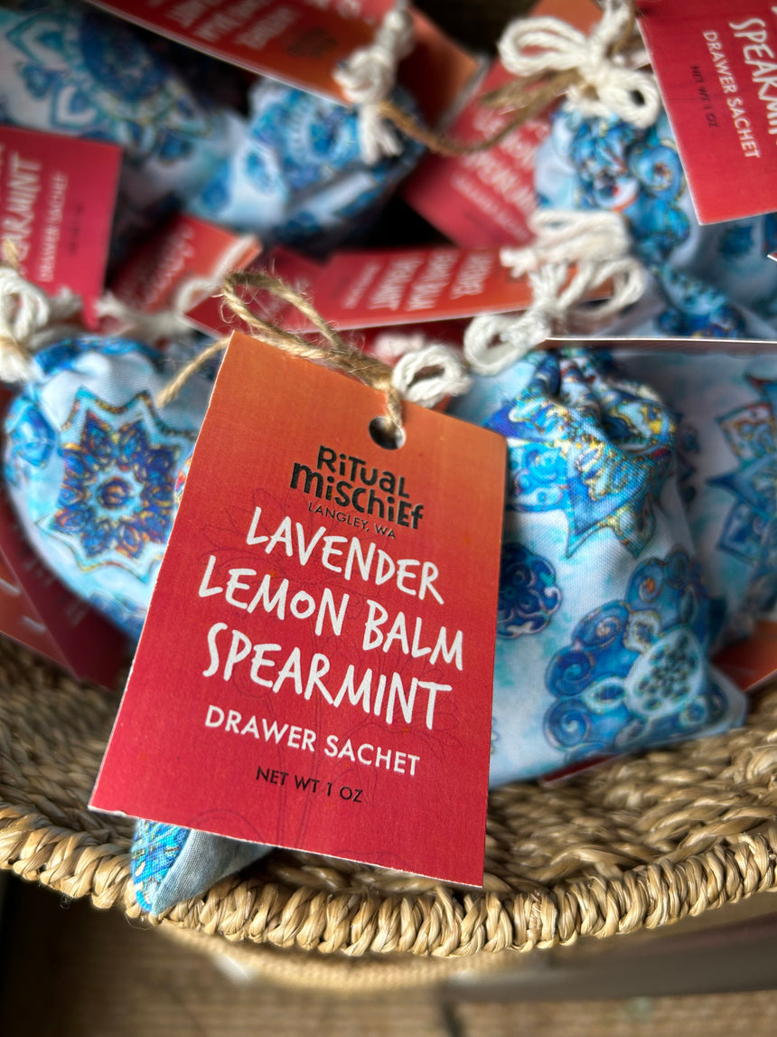 Lavender, Lemon Balm, & Spearmint drawer sachets