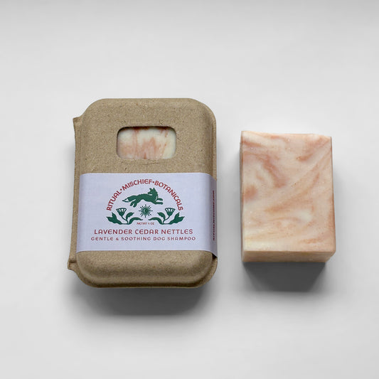 Lavender, Nettles & Cedar Dog Shampoo Bar