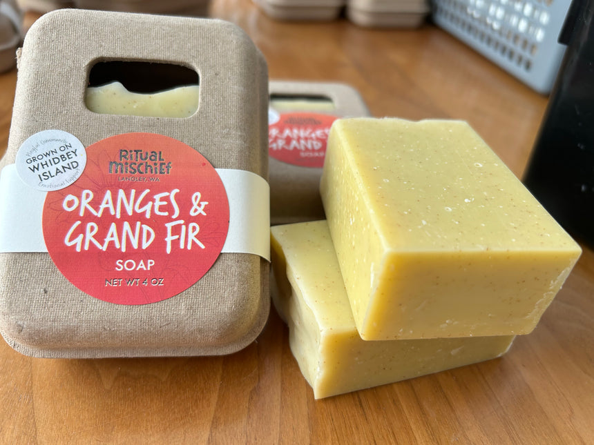 Oranges & Grand Fir soap