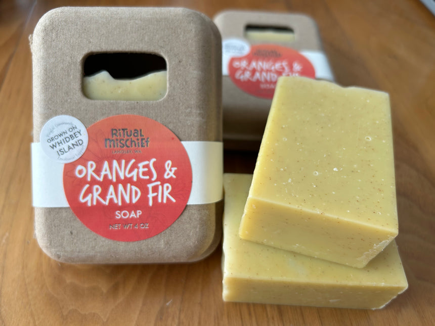 Oranges & Grand Fir soap