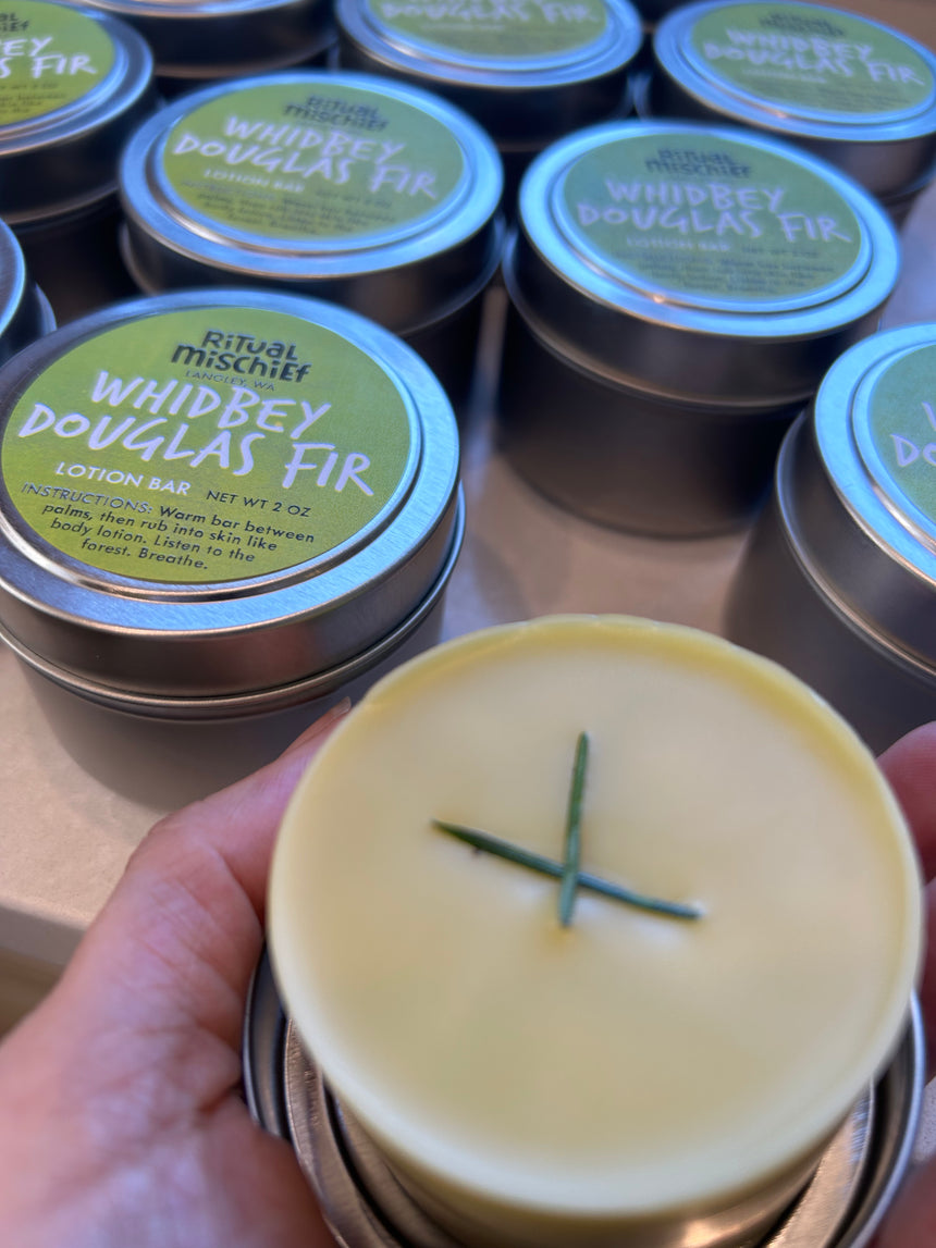 Whidbey Douglas Fir lotion bar