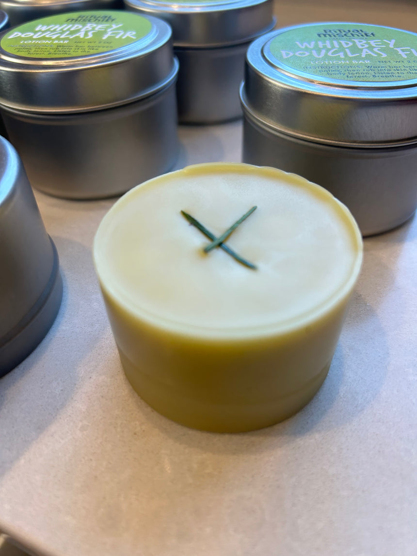 Whidbey Douglas Fir lotion bar