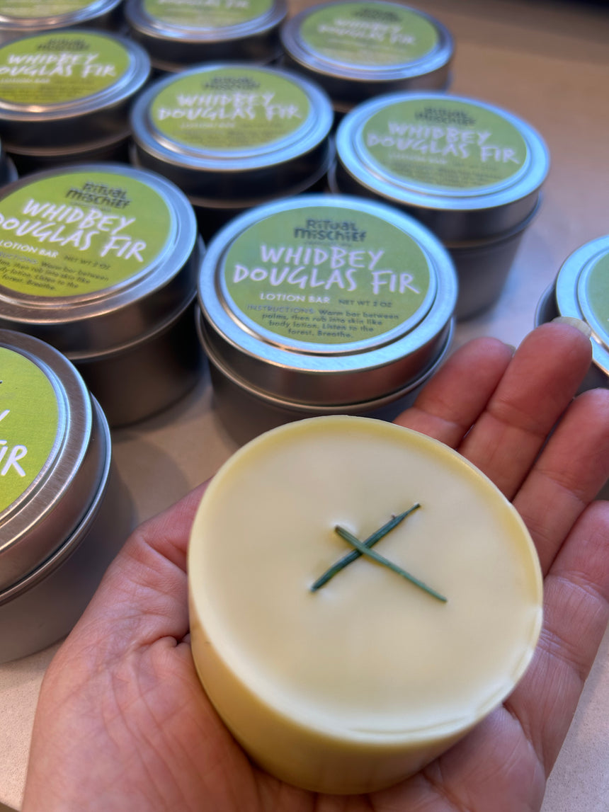 Whidbey Douglas Fir lotion bar