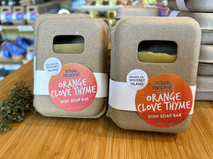 Orange Clove Thyme dish bar