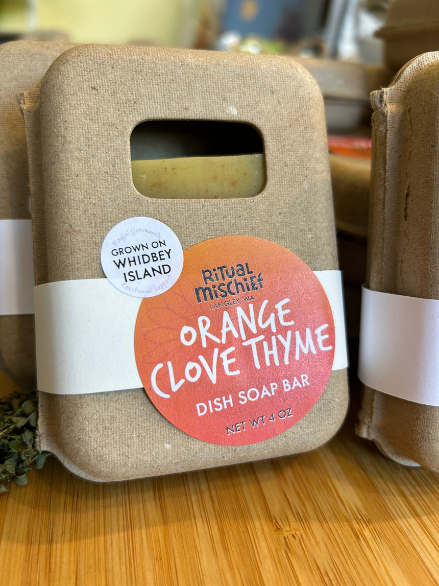 Orange Clove Thyme dish bar