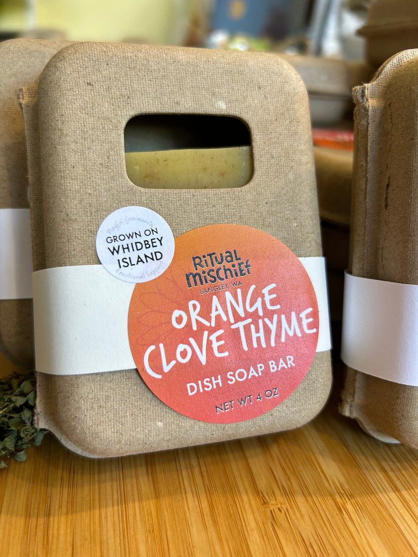 Orange Clove Thyme dish bar