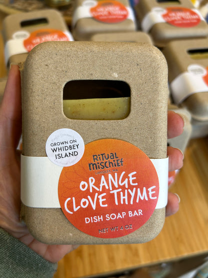 Orange Clove Thyme dish bar