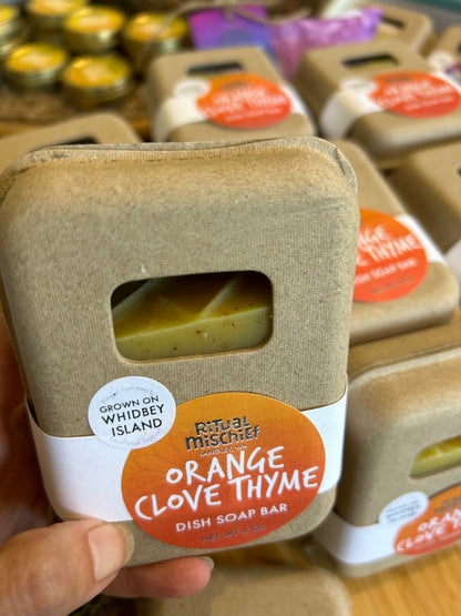 Orange Clove Thyme dish bar