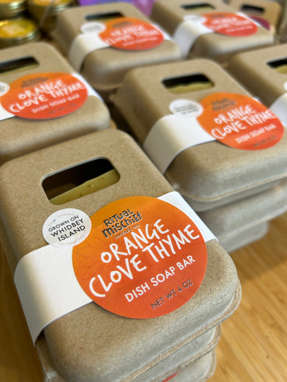Orange Clove Thyme dish bar