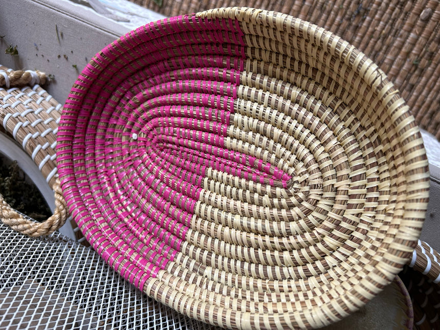 Handwoven baskets