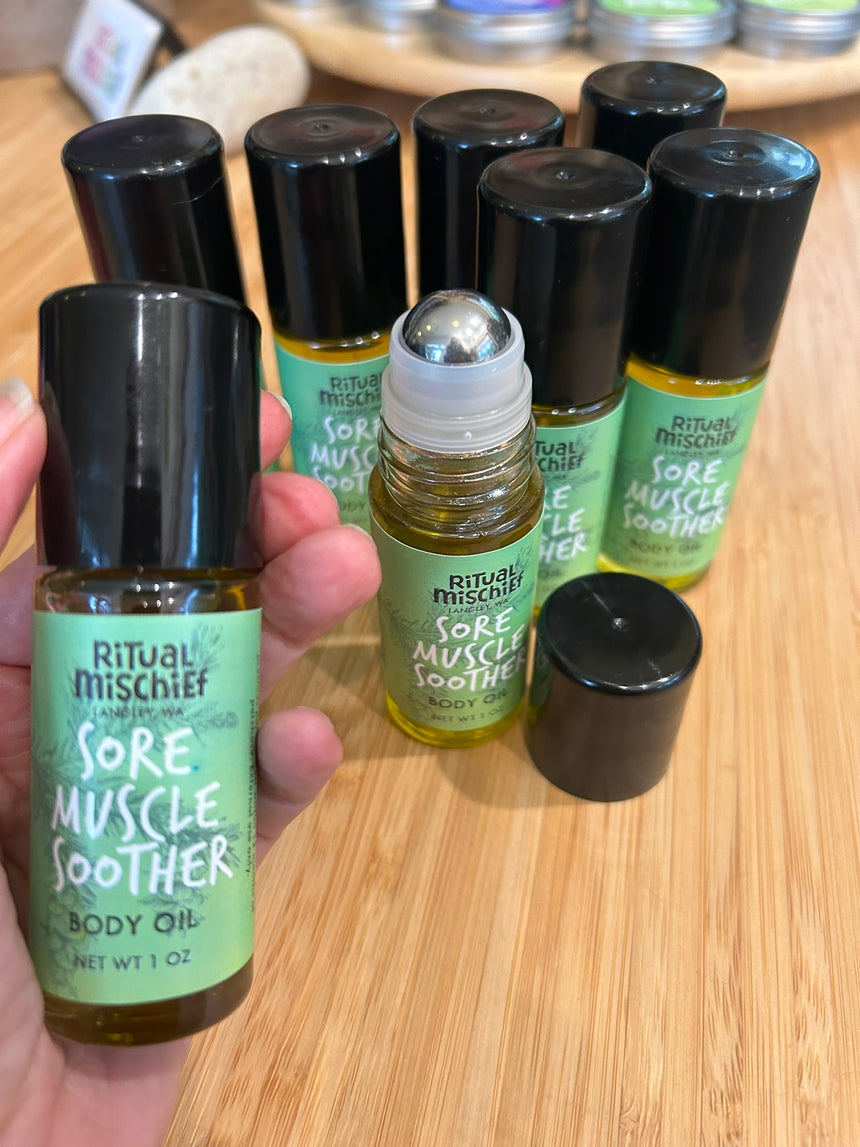 Sore Muscle Soother body oil