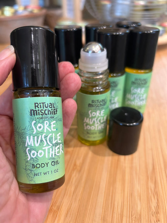Sore Muscle Soother body oil