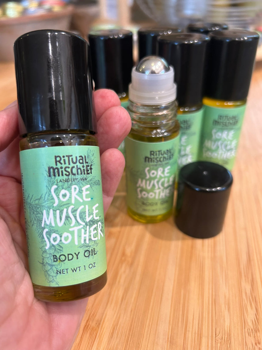 Sore Muscle Soother body oil