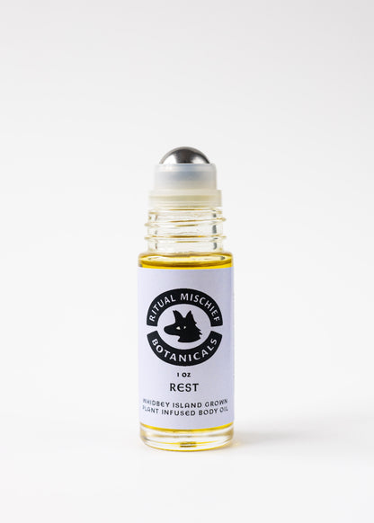 Rest body oil