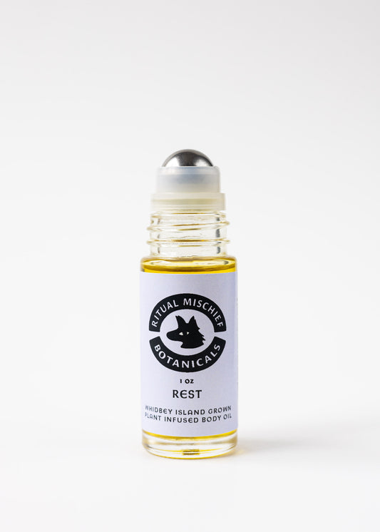 Rest body oil