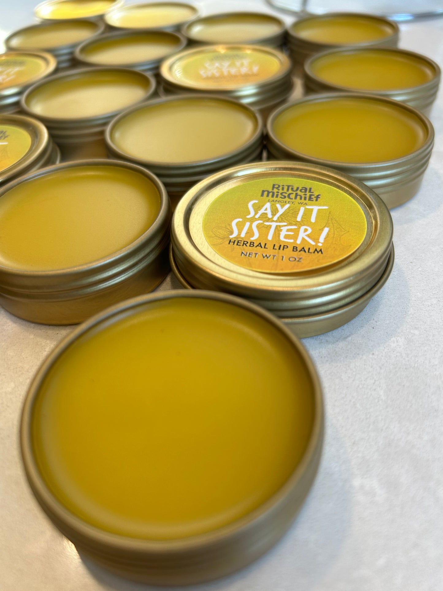 Say It Sister lip balm