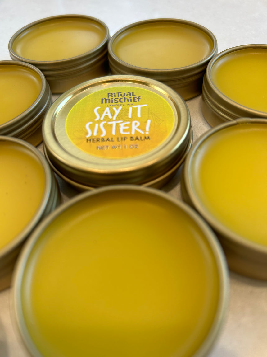 Say It Sister lip balm