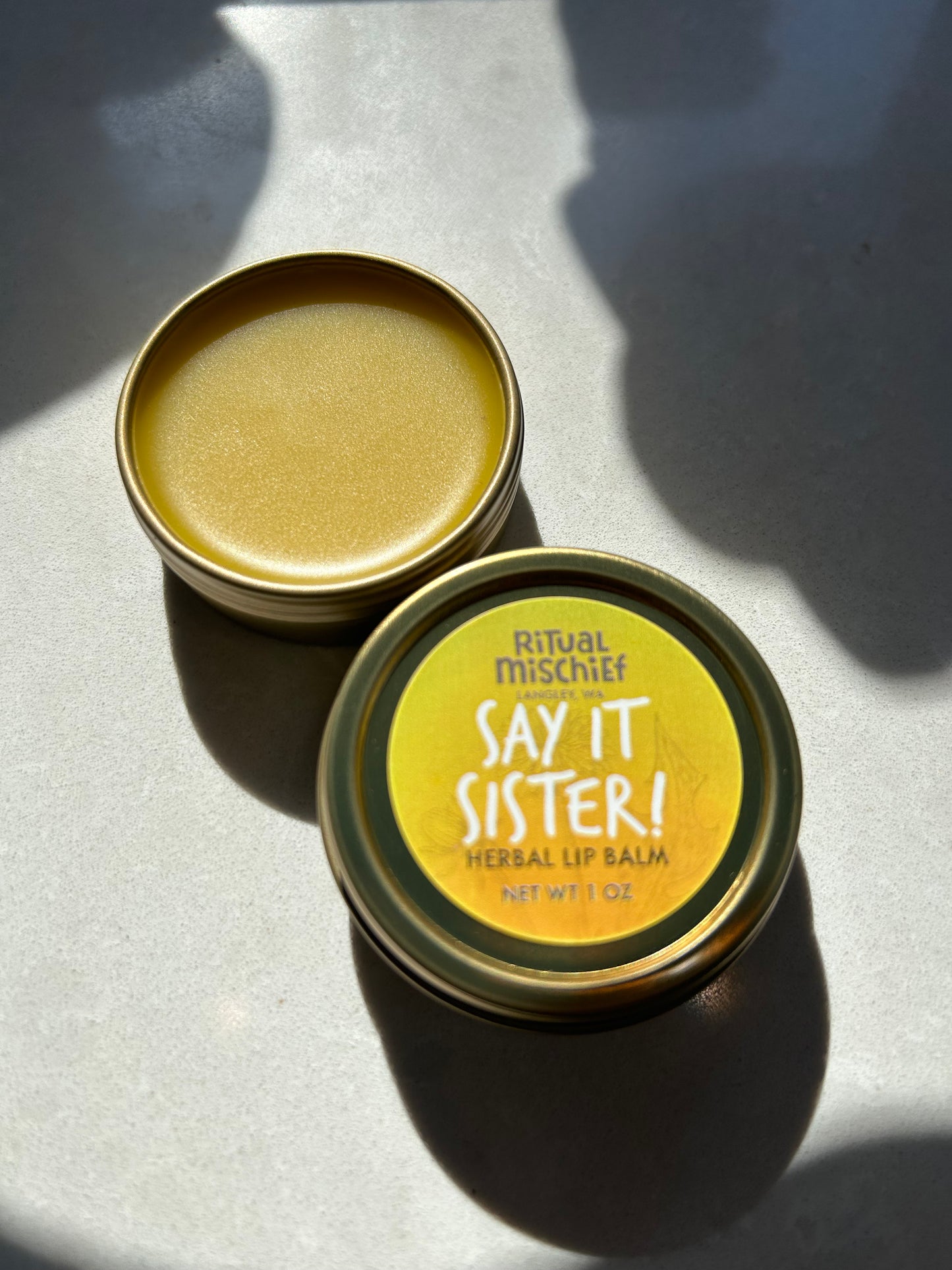 Say It Sister lip balm