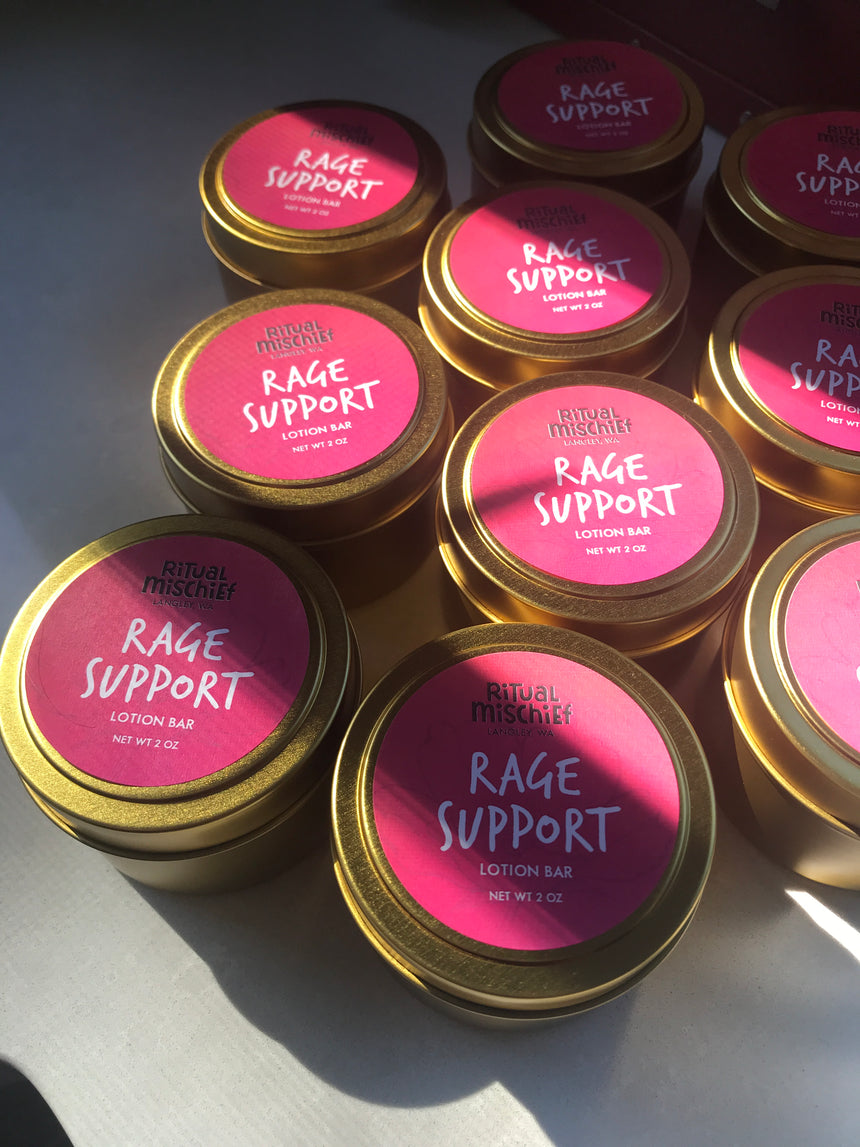 Rage Support lotion bar