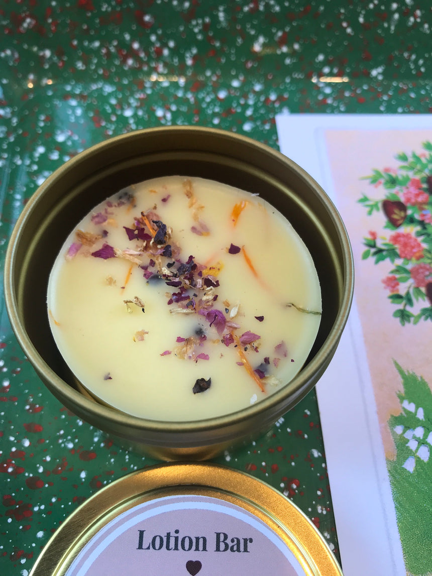 Love You lotion bar (calendula, lilac, wild rose)