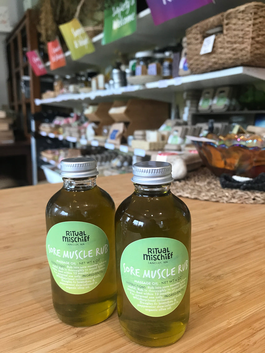 Sore Muscle Soother body oil