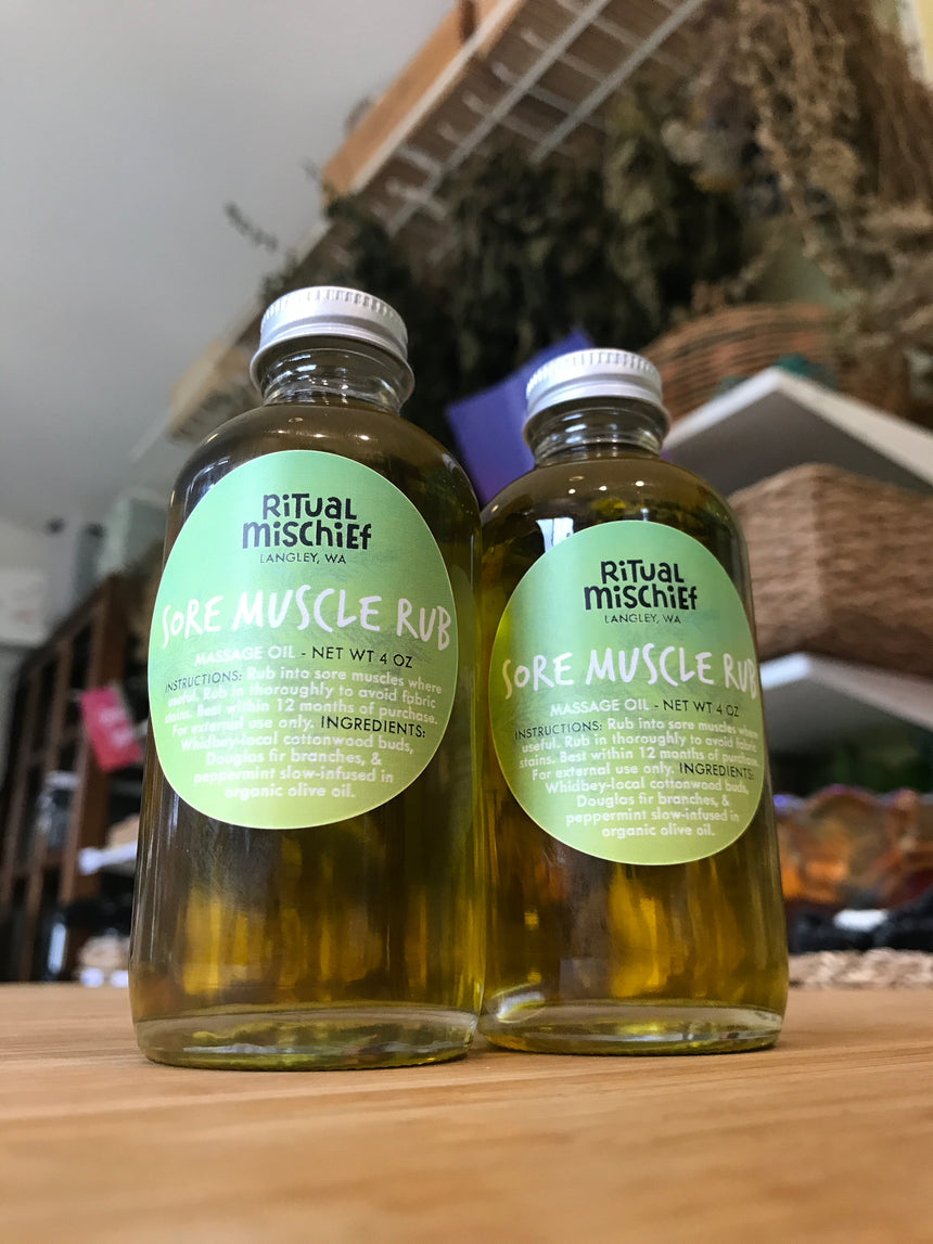 Sore Muscle Soother body oil