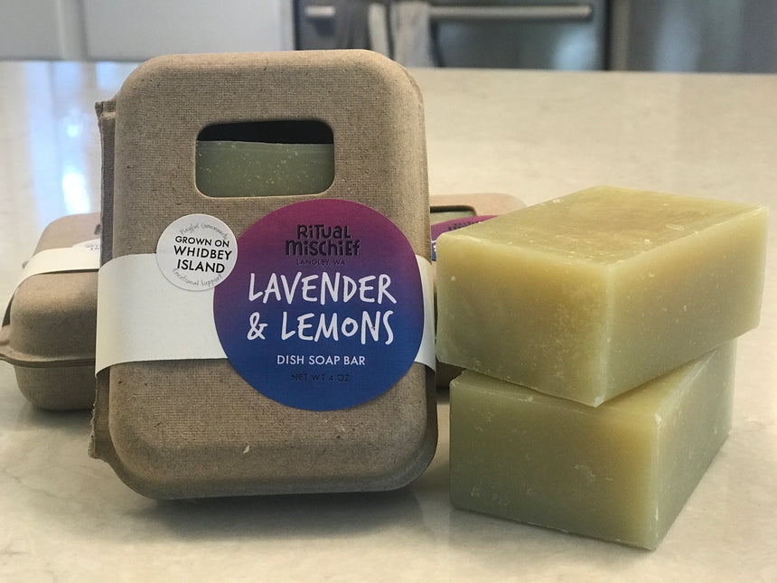 Lavender & Lemons dish bar