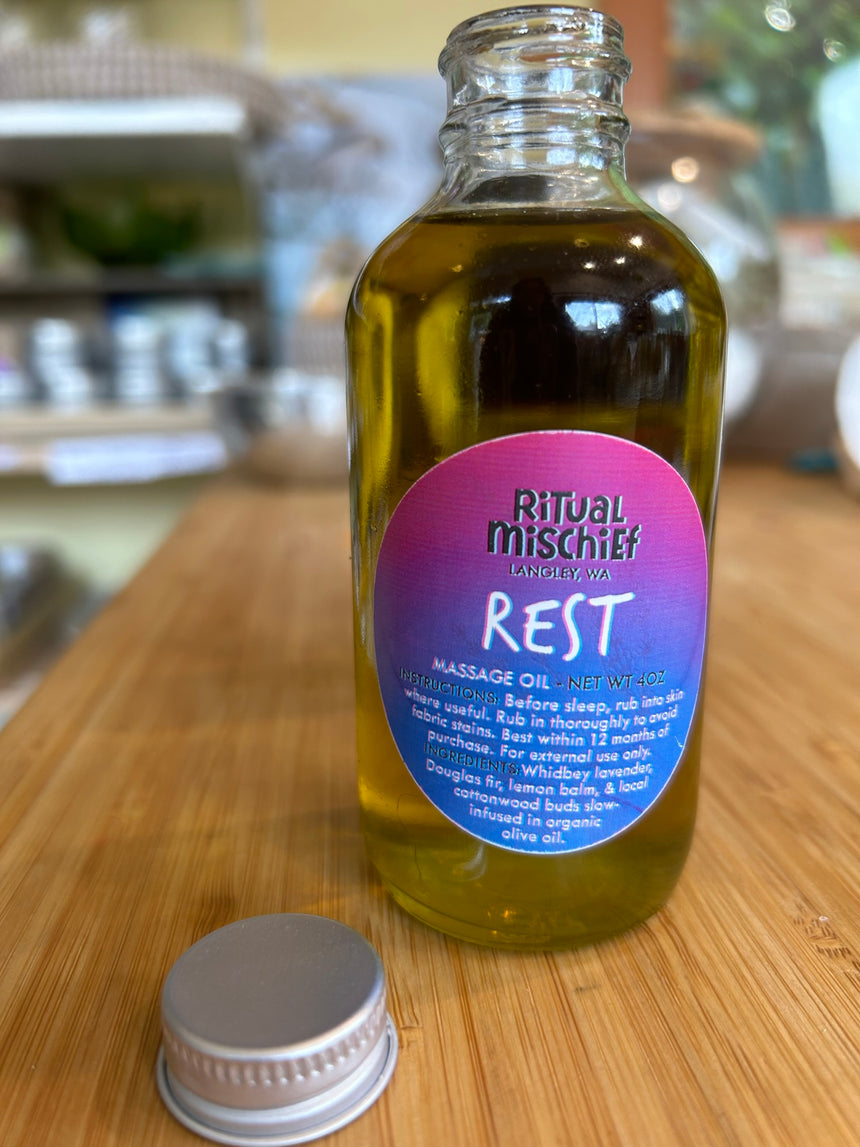 Rest body oil