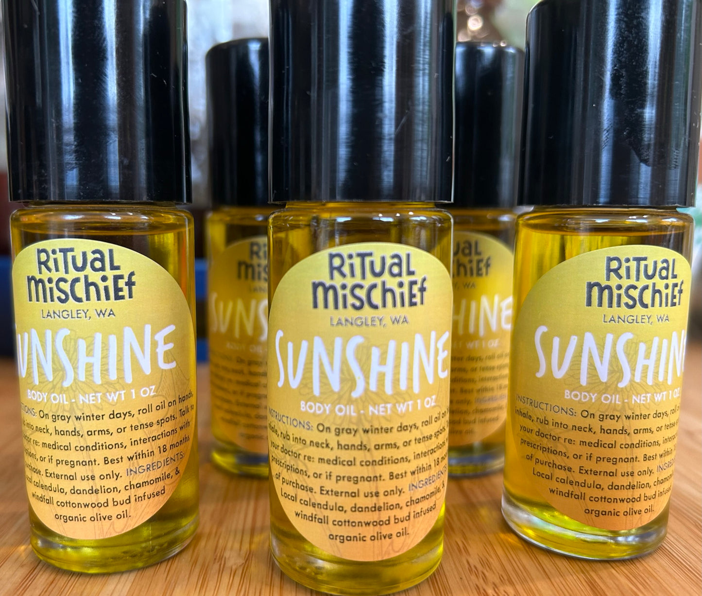Sunshine body oil