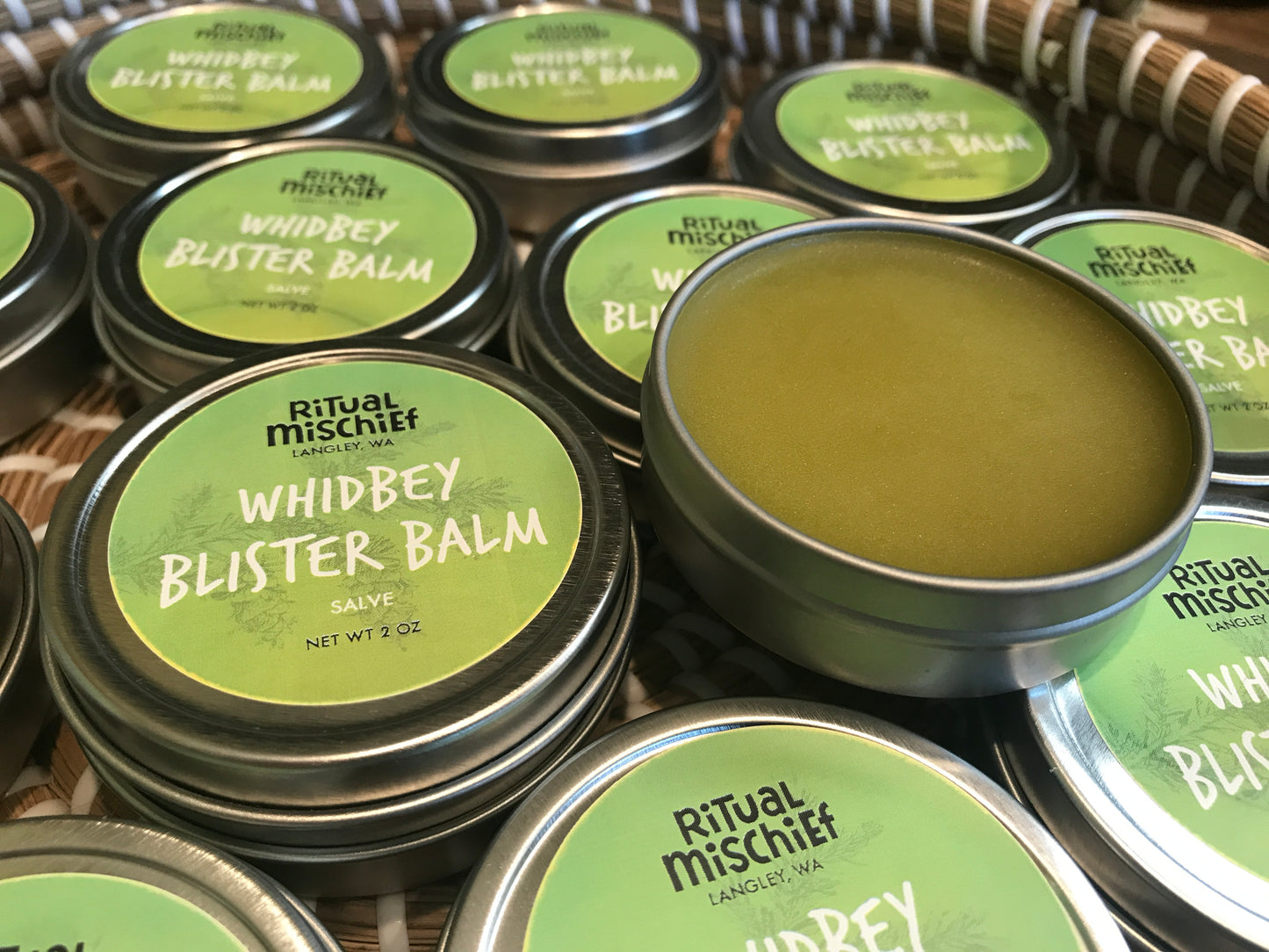 Whidbey Blister Balm salve