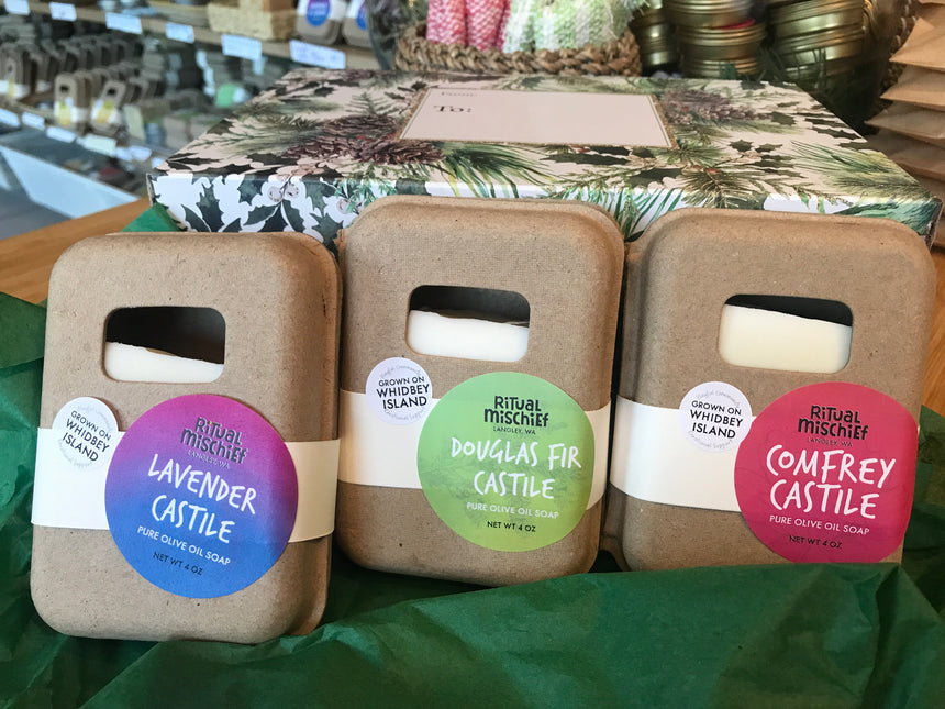 Castile Soaps gift set (supports 3 local families)