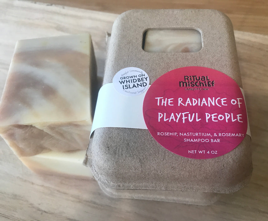The Radiance of Playful People shampoo bar