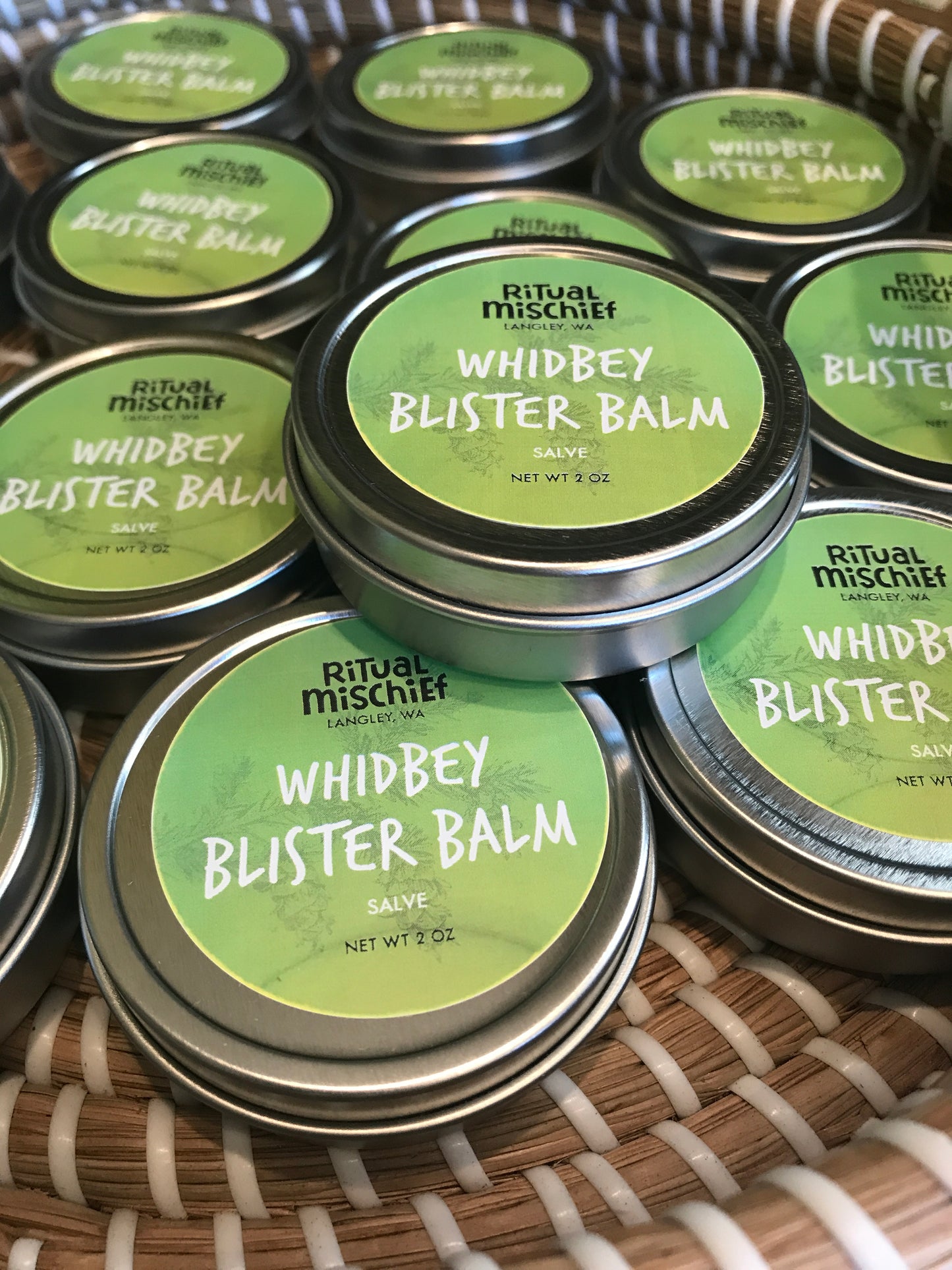Whidbey Blister Balm salve