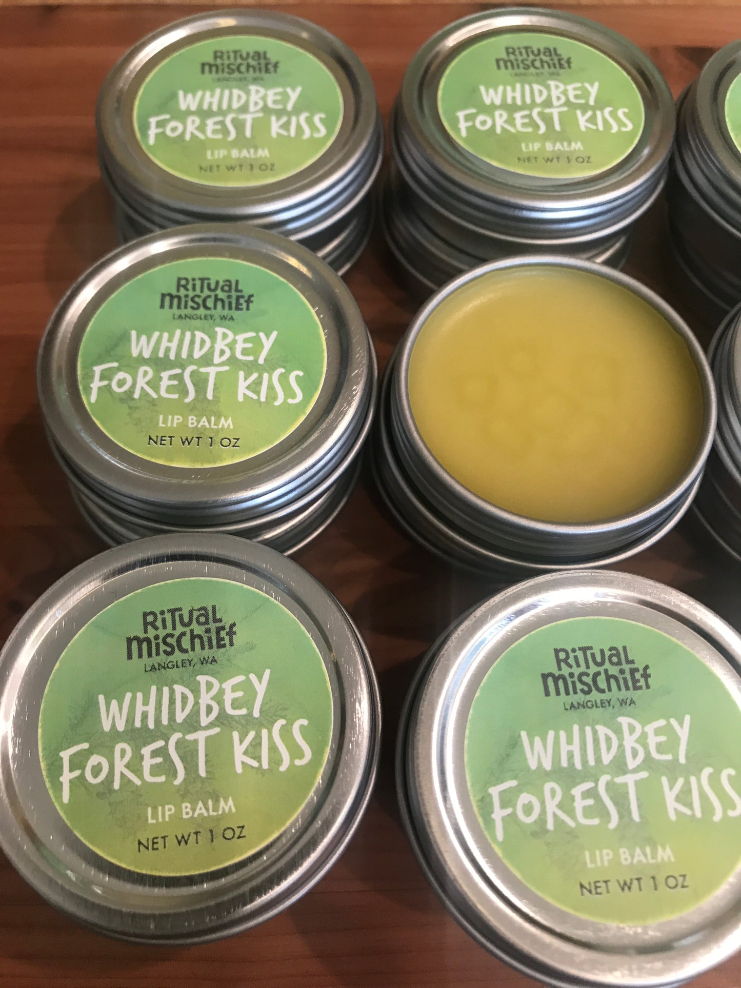 Whidbey Forest Kiss lip balm