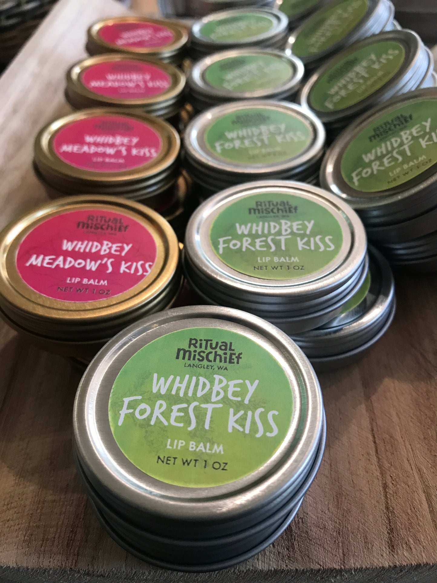 Whidbey Forest Kiss lip balm