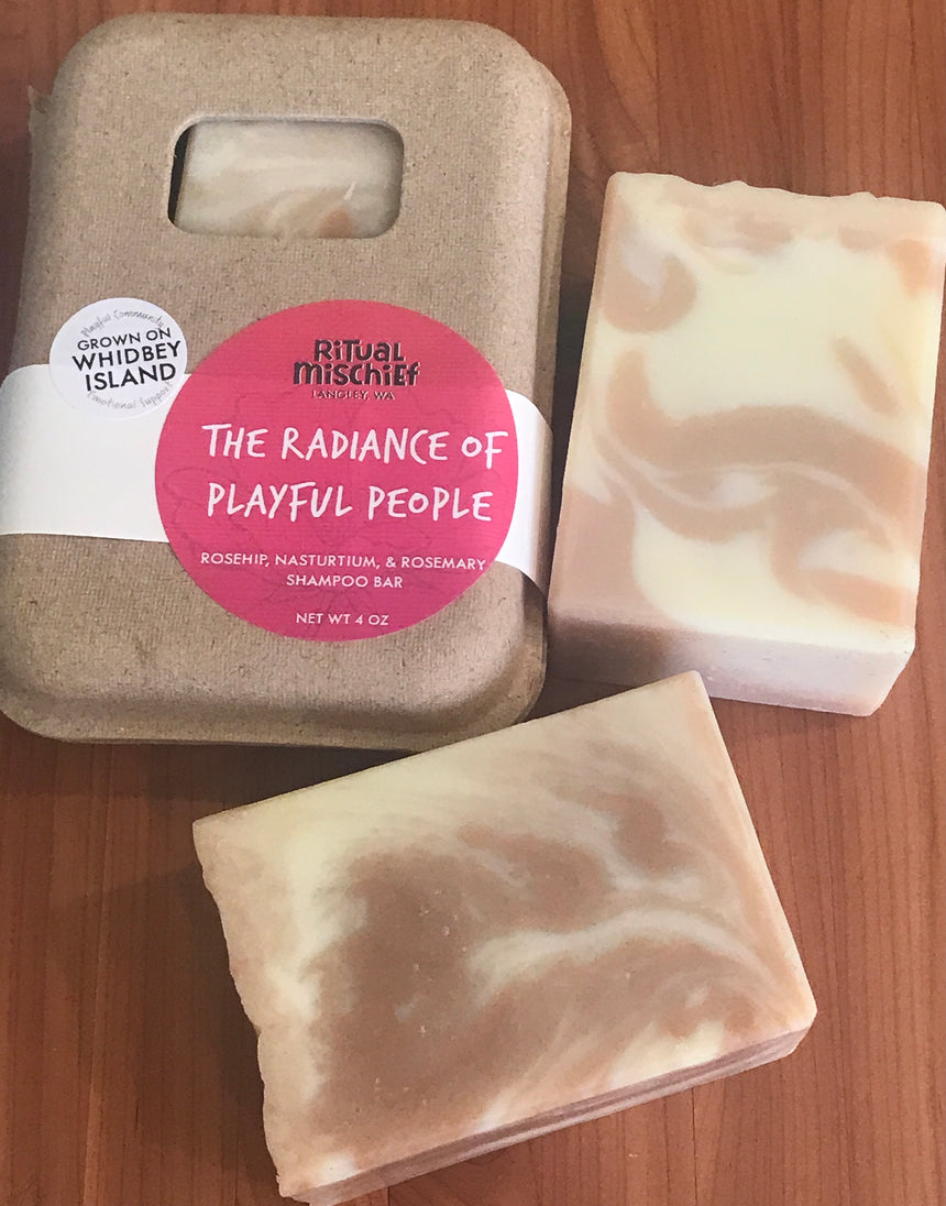 The Radiance of Playful People shampoo bar