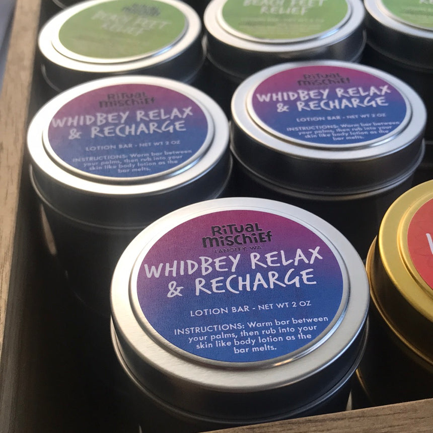 Whidbey Relax & Recharge lotion bar